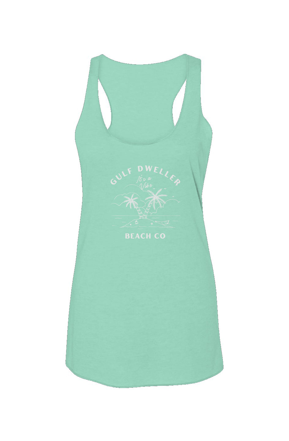 It's a Vibe Ladies Tri-blend Racerback Tank