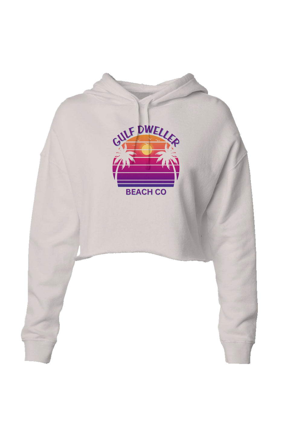 GDBC Ladies Crop Sunset Hoodie