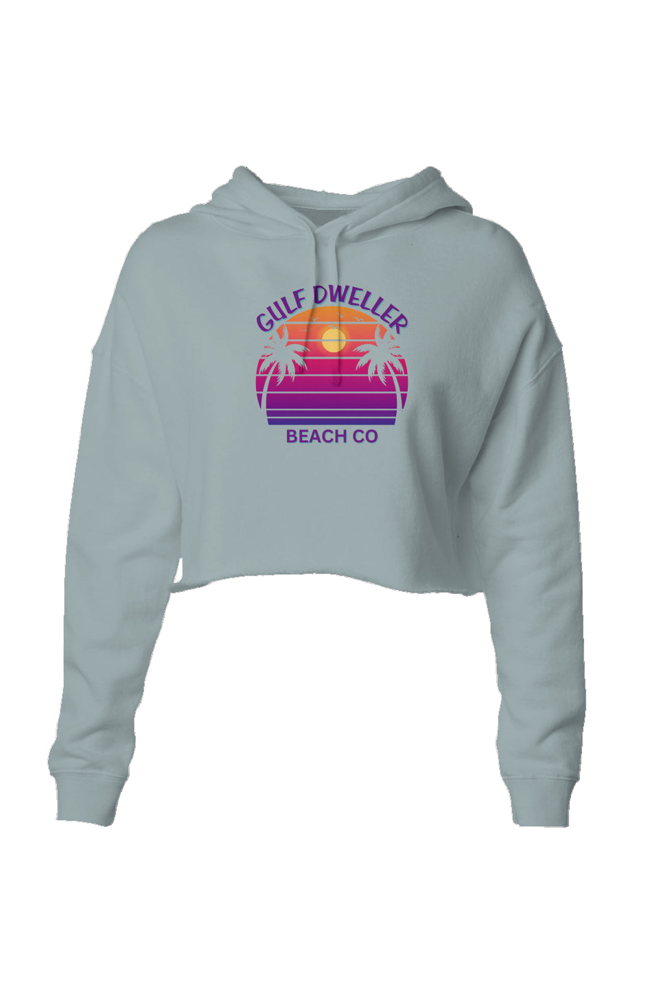 GDBC Ladies Crop Sunset Hoodie