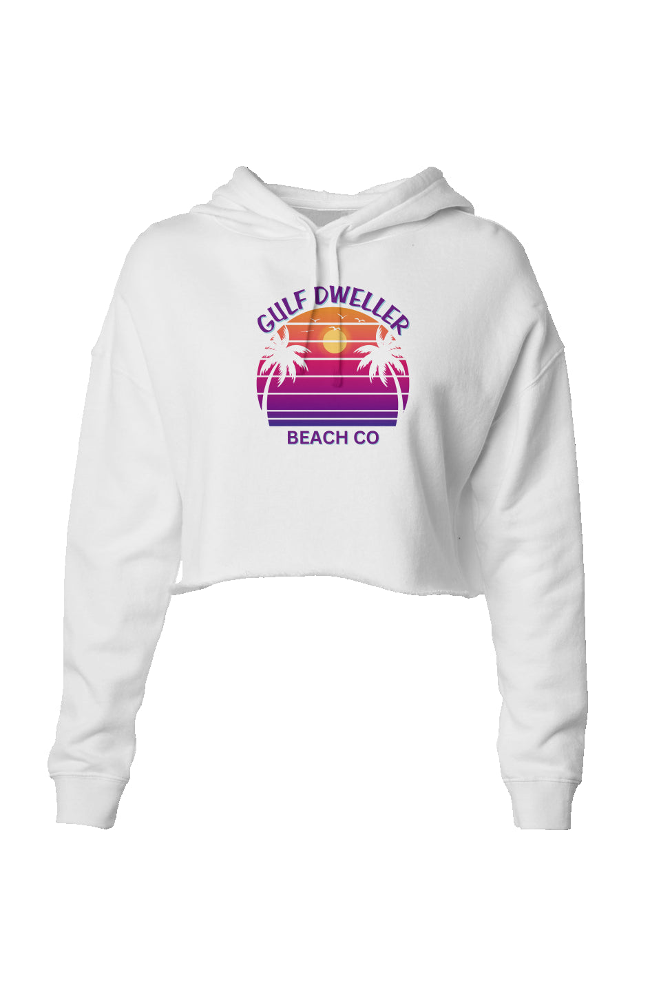 GDBC Ladies Crop Sunset Hoodie